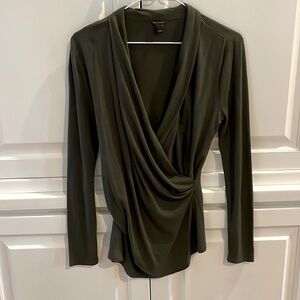 Ann Taylor Drape Neck Top